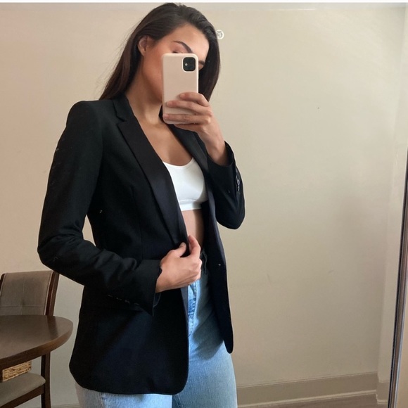 tuxedo jacket zara